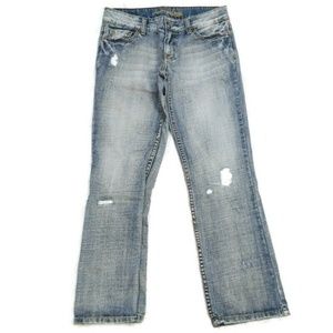 American Eagle Outfitters Blue Distressed Jeans